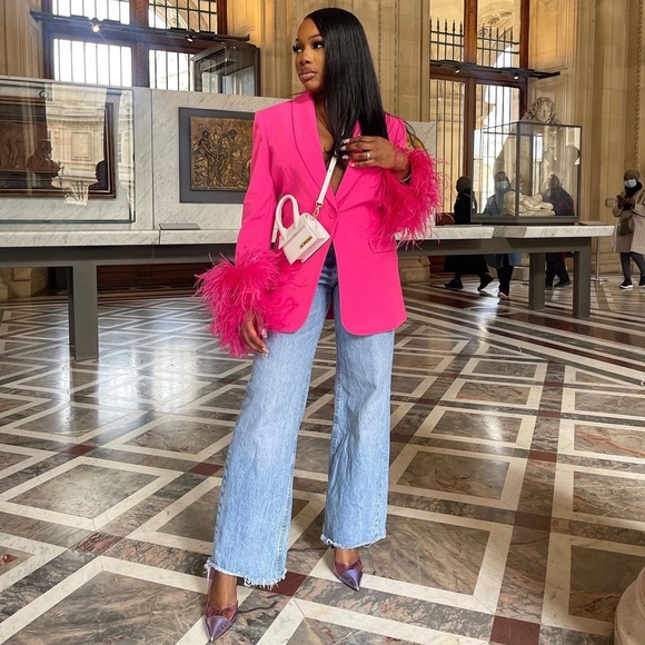 Zara Purple High Heeled Vinyl Sling Back Shoes - Picture 8 of 16